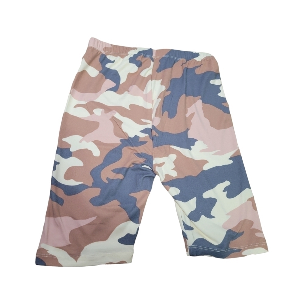Zenana High Waist Butter Camo Biker Shorts - Picture 10 of 10